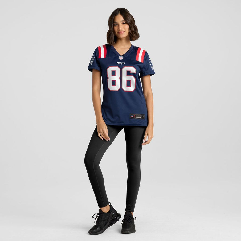 Efton Chism III New England Patriots Nike Women's Team Game Jersey - Navy