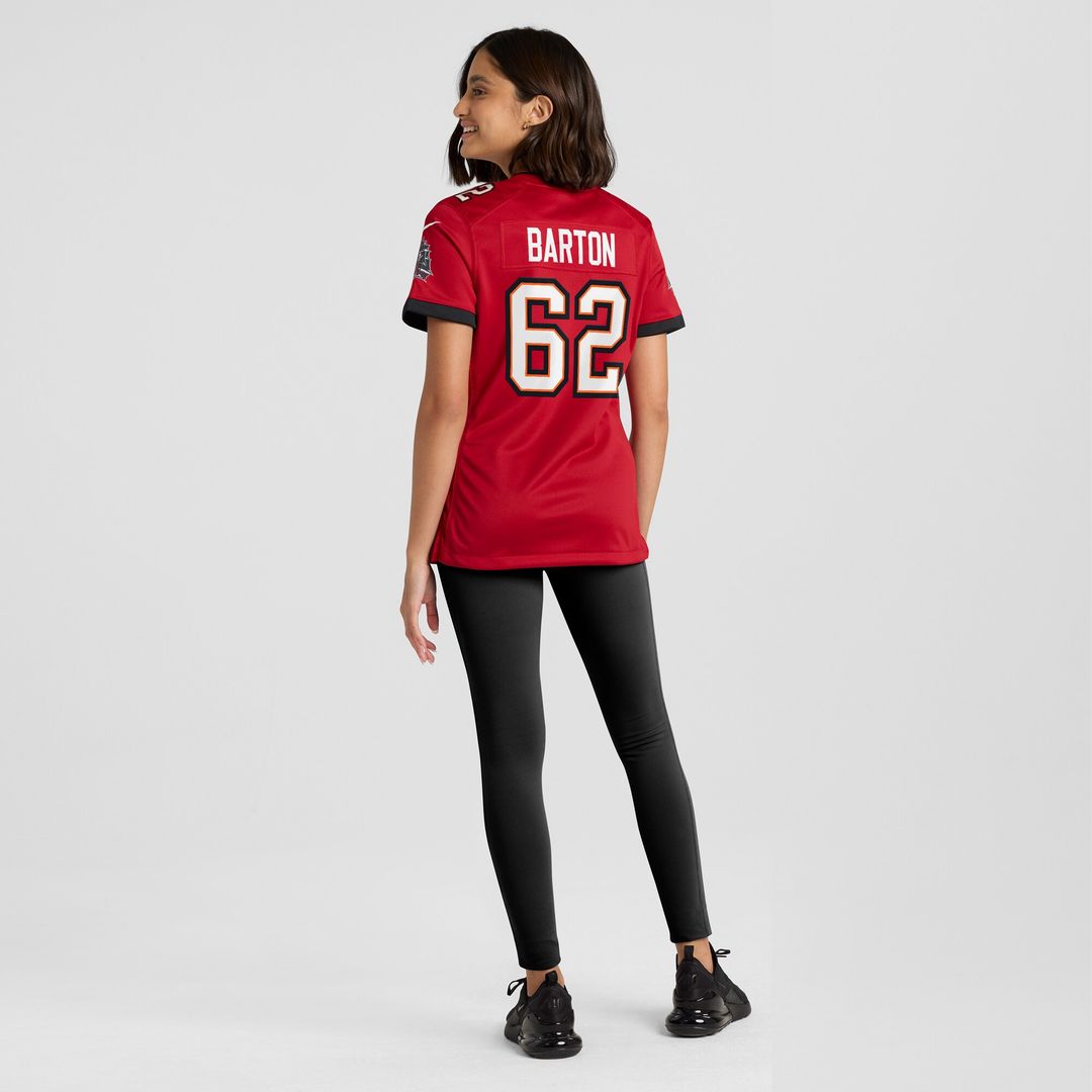 Graham Barton Tampa Bay Buccaneers Nike Women's  Game Official Jersey -  Red