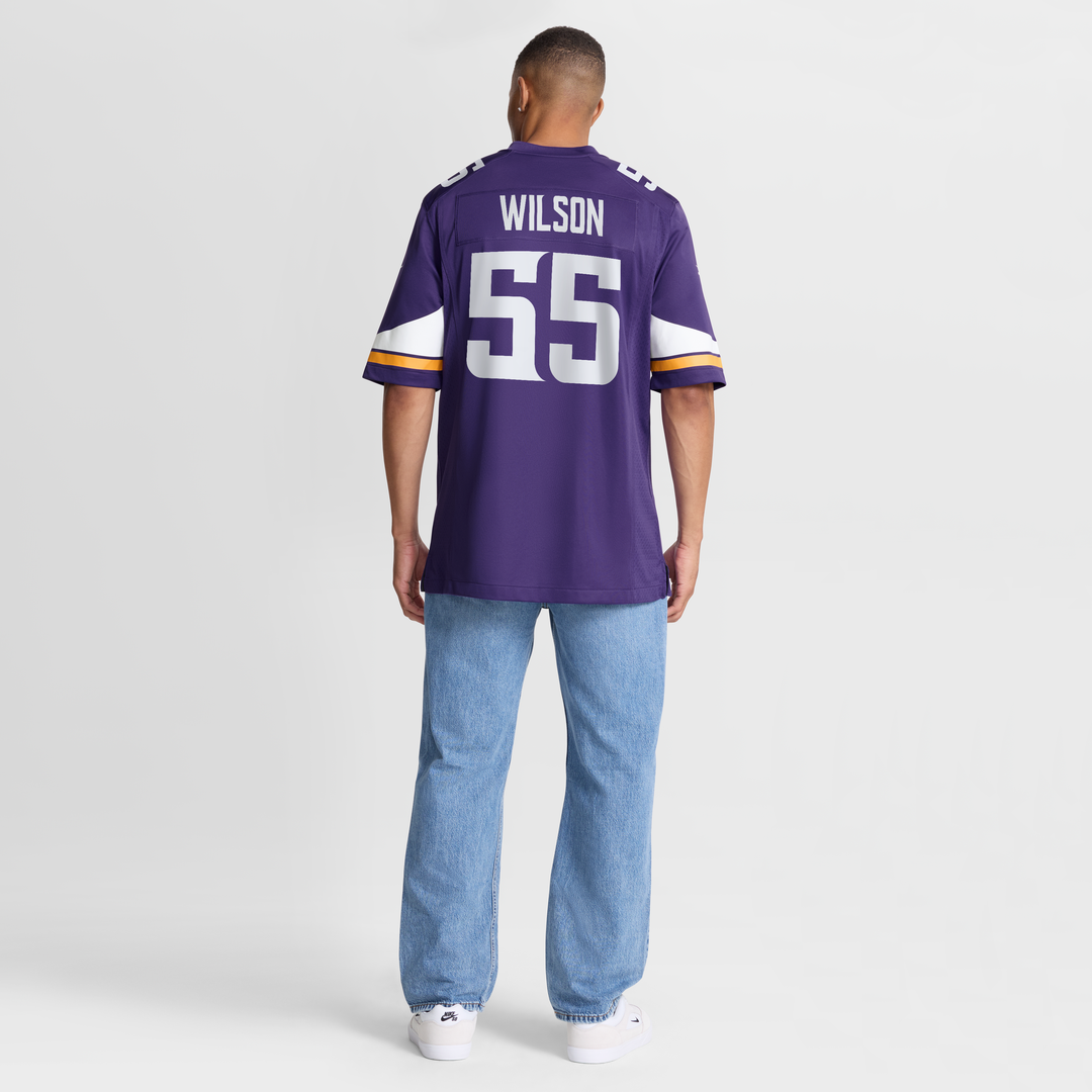 Eric Wilson Minnesota Vikings Nike Team Game Official Jersey -  Purple