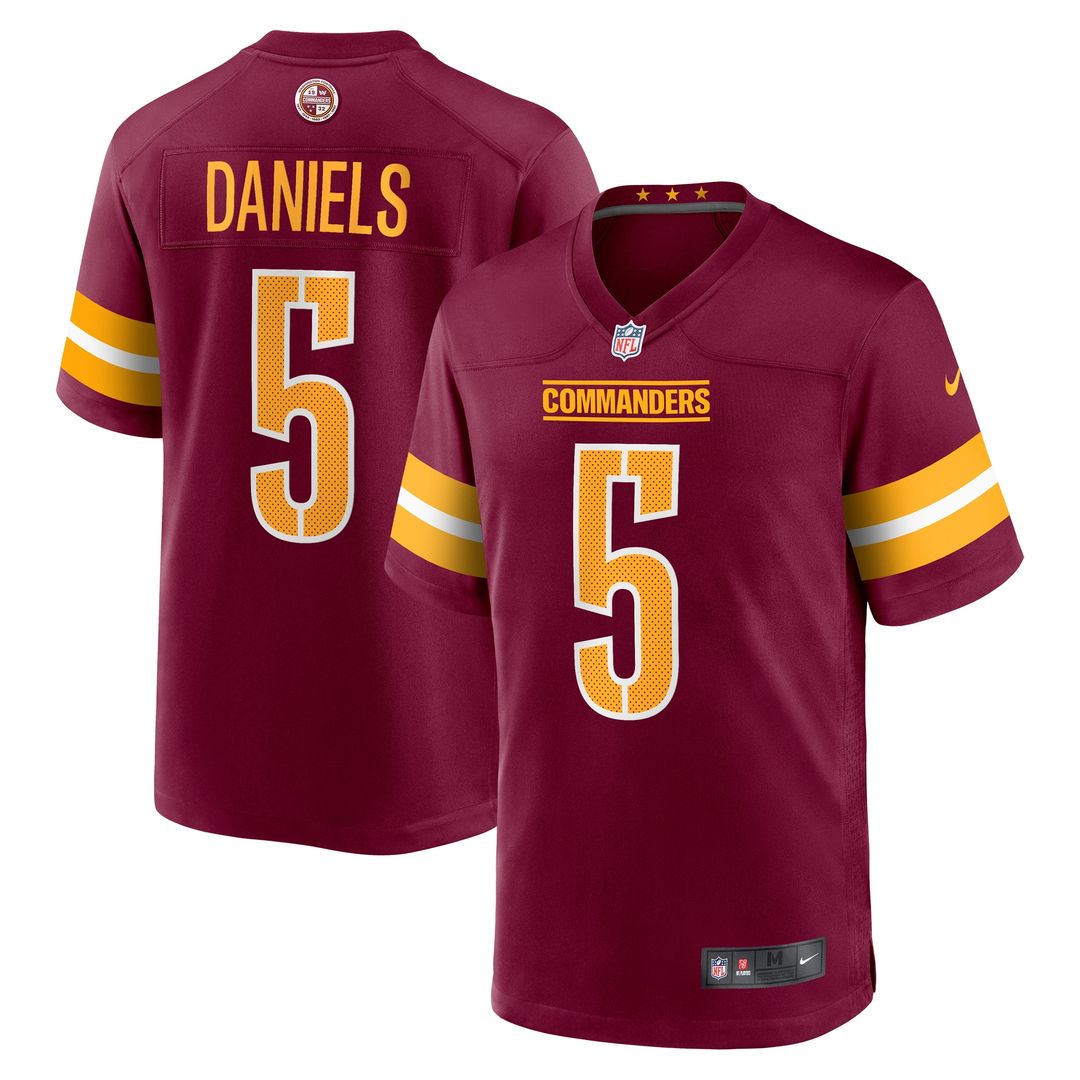 Jayden Daniels Washington Commanders Nike  Player Game Official Jersey - Burgundy