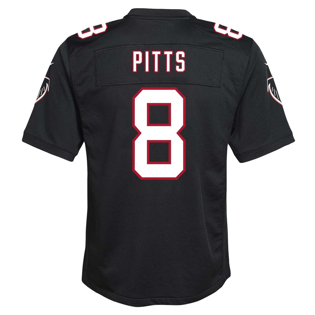 Kyle Pitts Sr. Atlanta Falcons Nike Youth Game Official Jersey - Black