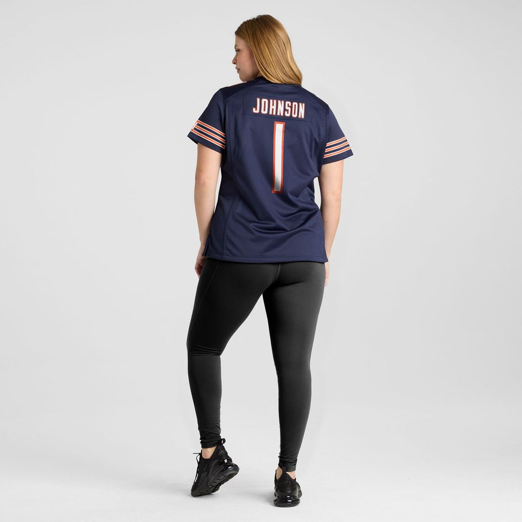Jaylon Johnson Chicago Bears Nike Women's  Game Official Jersey -  Navy