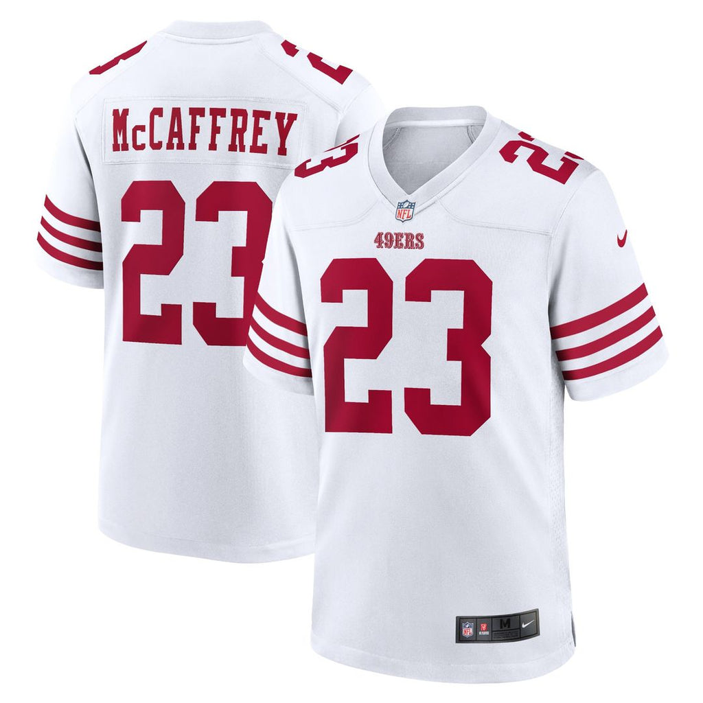 Christian McCaffrey San Francisco 49ers Nike Game Player Official Jersey - White