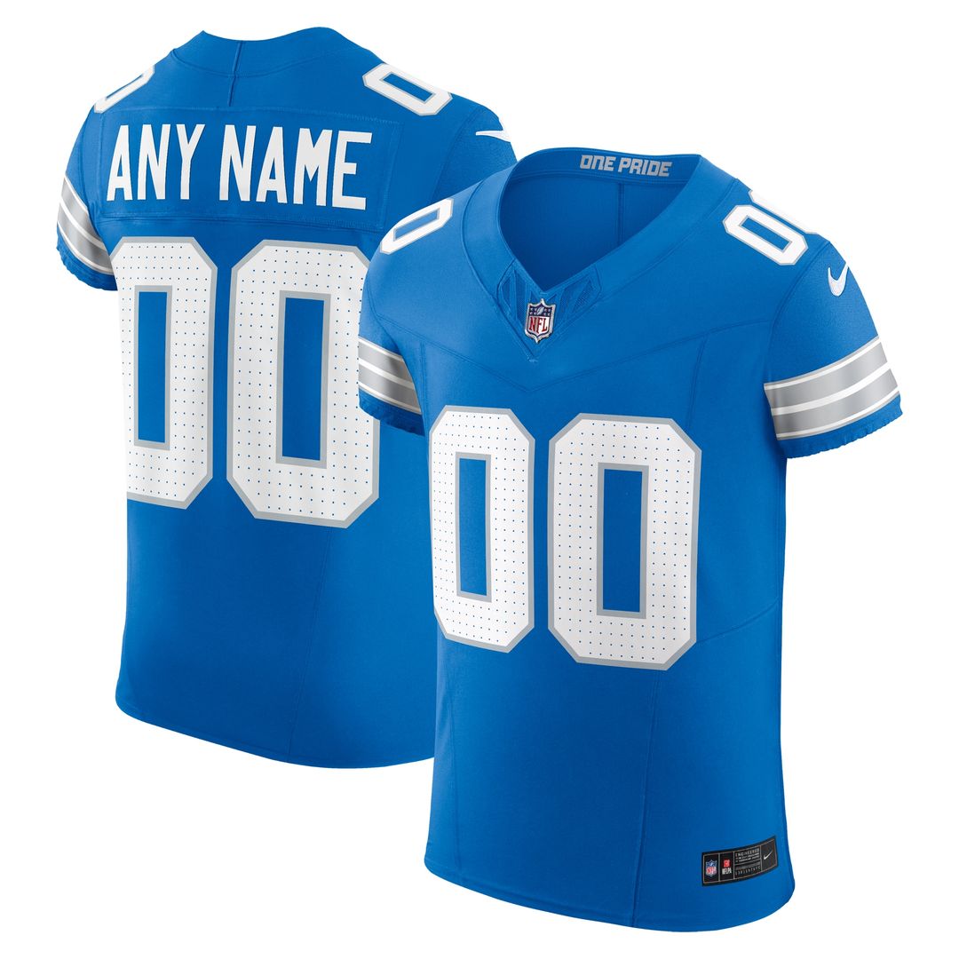 Detroit Lions Nike Alternate Vapor F.U.S.E. Elite Custom Jersey - Black
