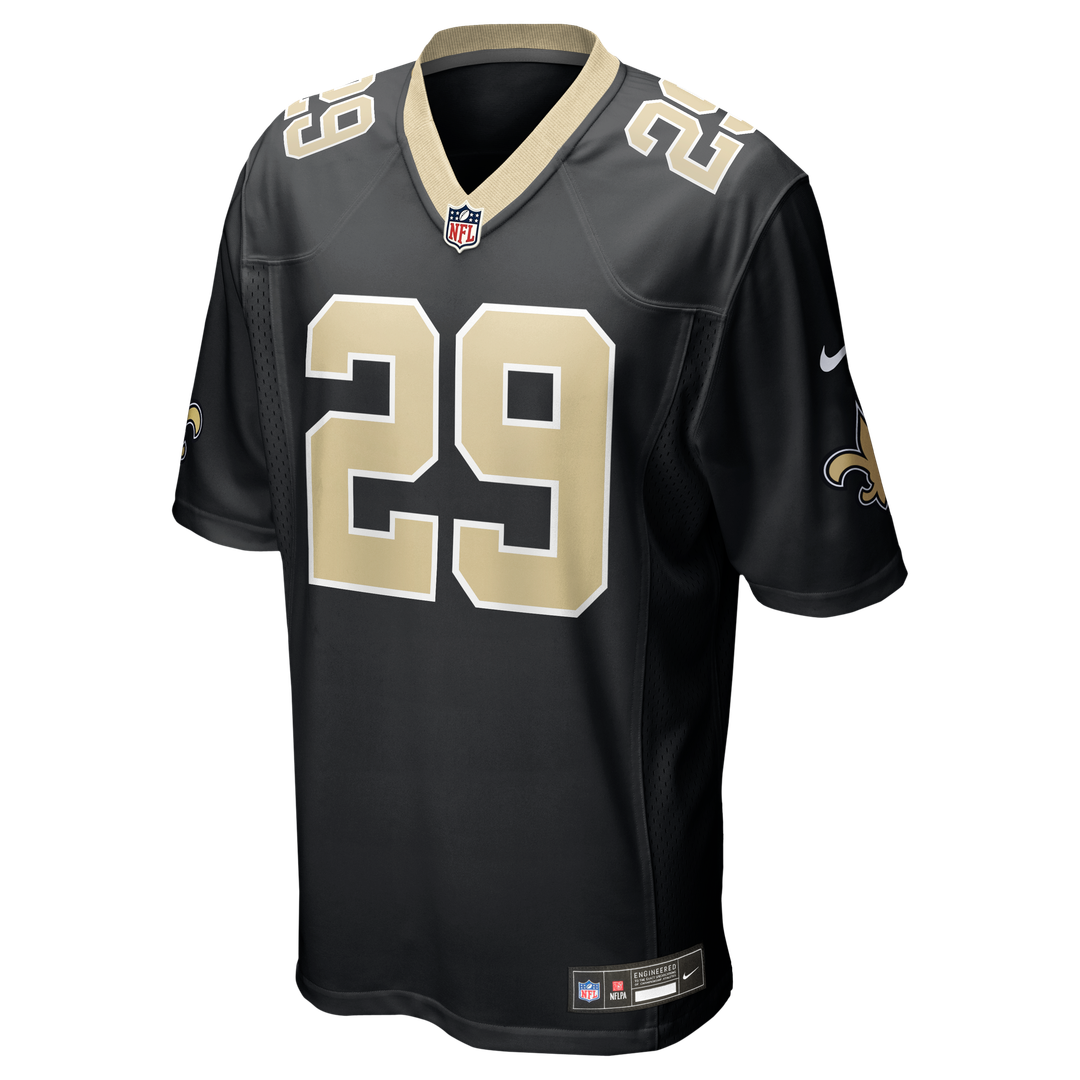 Quincy Riley New Orleans Saints Nike Team Game Official Jersey -  Black