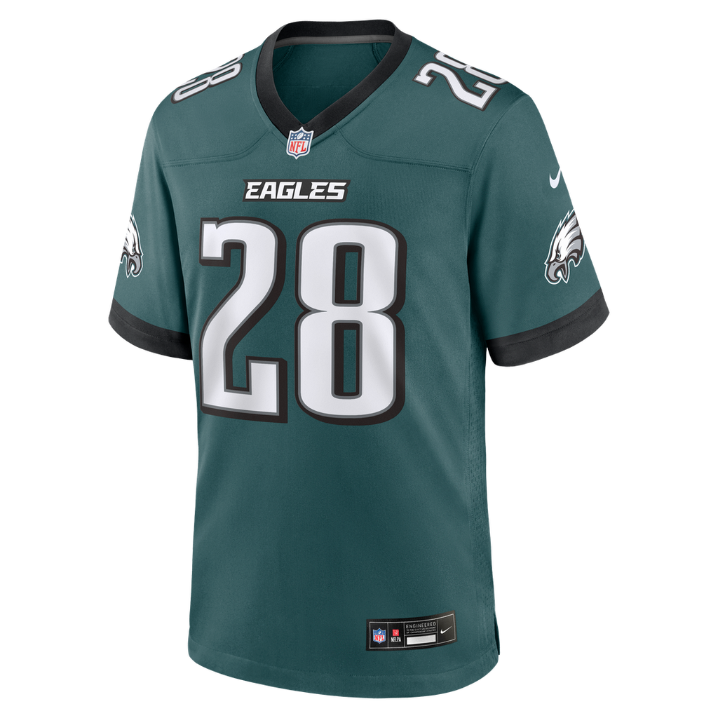 Will Shipley Philadelphia Eagles Nike Team Game Official Jersey -  Midnight Green