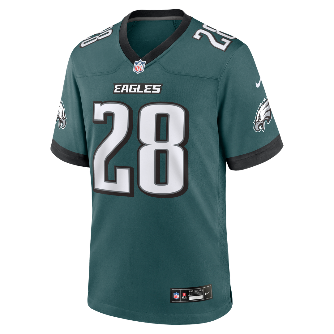 Will Shipley Philadelphia Eagles Nike Team Game Official Jersey -  Midnight Green