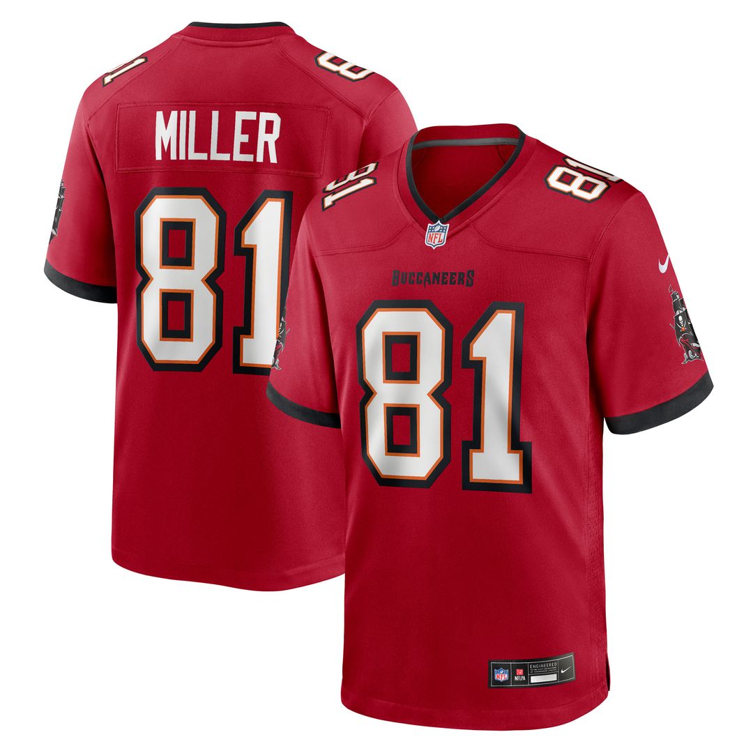 Ryan Miller Tampa Bay Buccaneers Nike Team Game Official Jersey -  Red