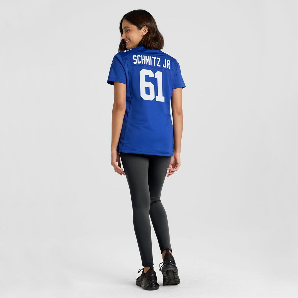 John Michael Schmitz Jr. New York Giants Nike Women's Game Jersey - Royal