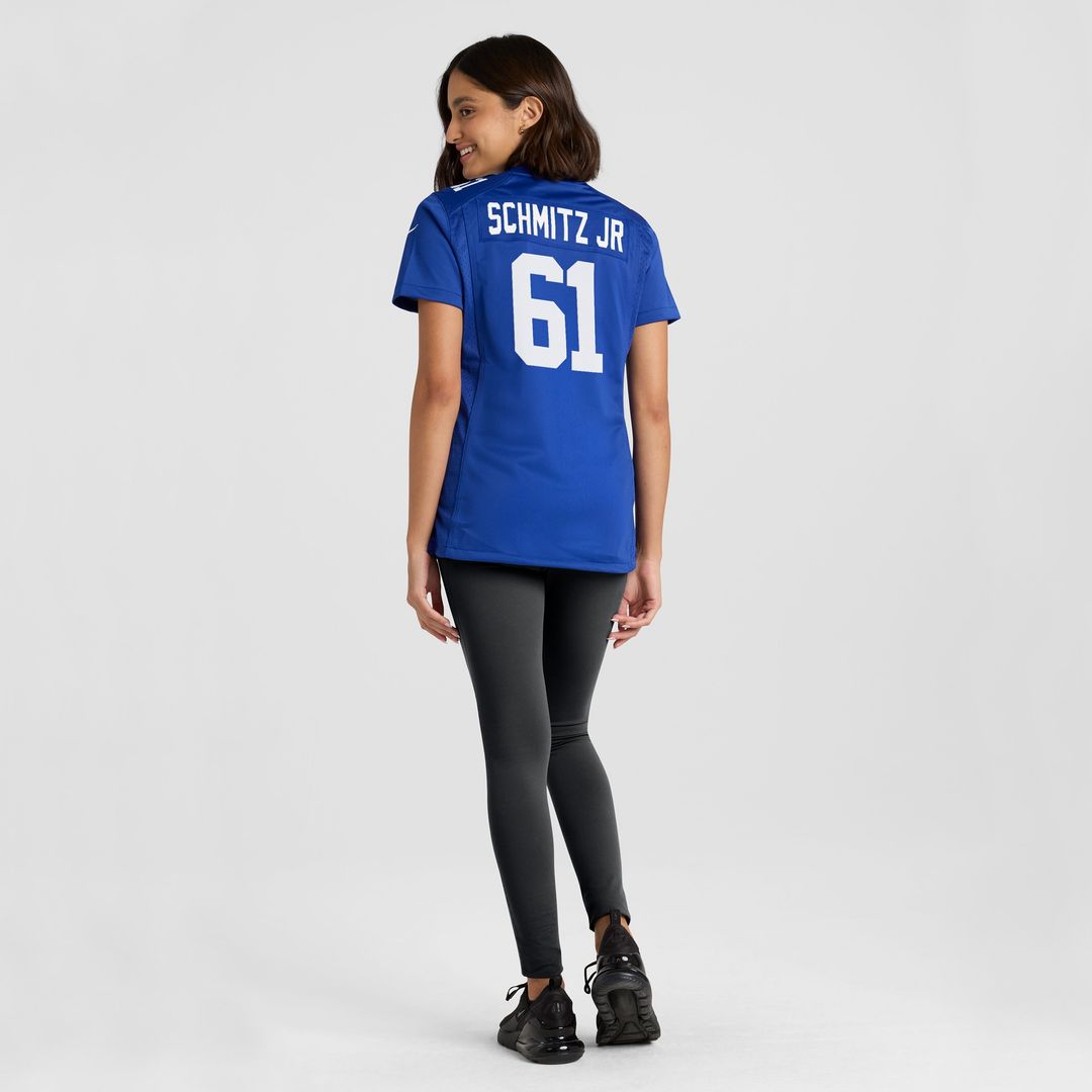 John Michael Schmitz Jr. New York Giants Nike Women's Game Jersey - Royal