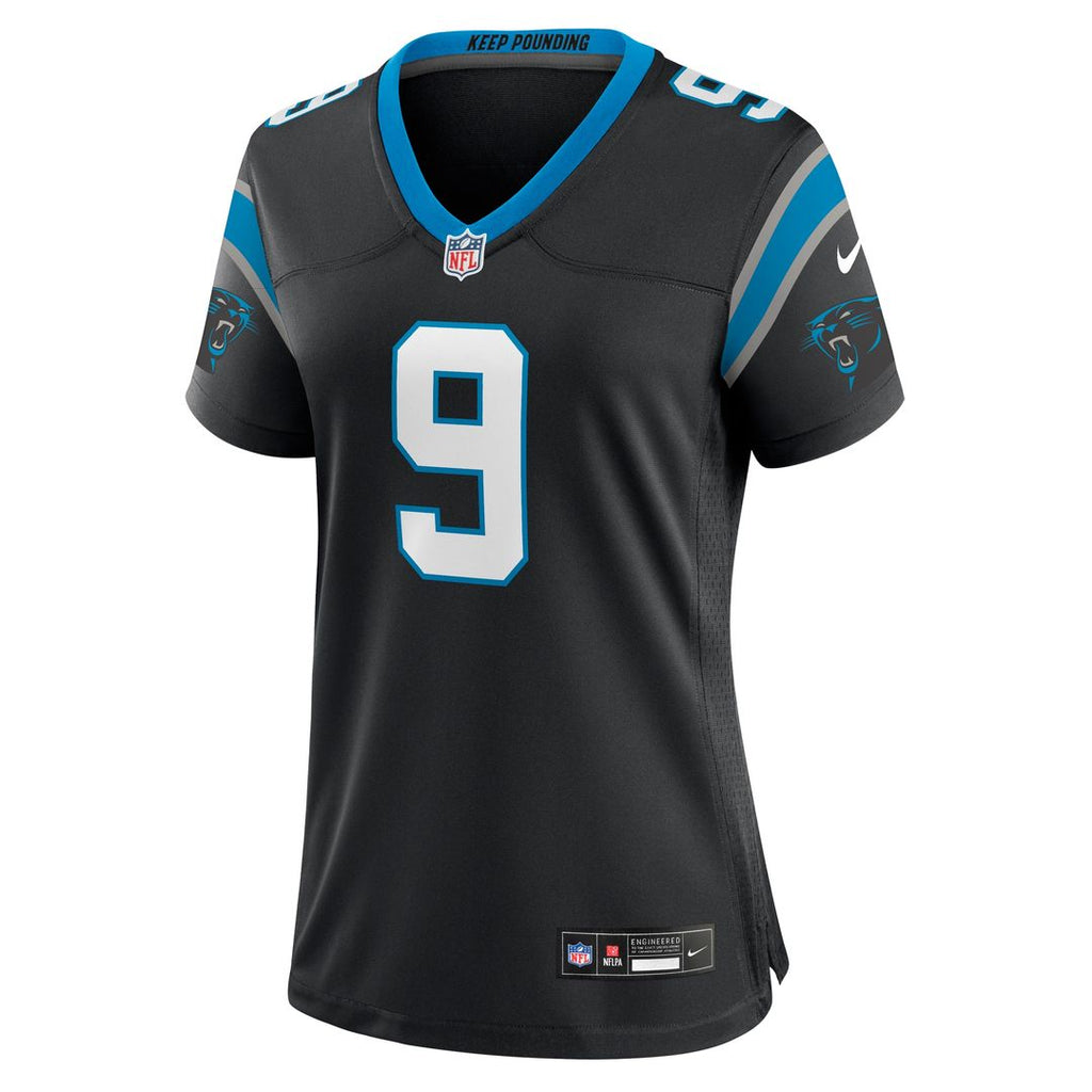 Bryce Young Carolina Panthers Nike Women's Team Game Official Jersey - Black