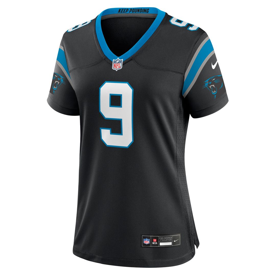 Bryce Young Carolina Panthers Nike Women's Team Game Official Jersey - Black