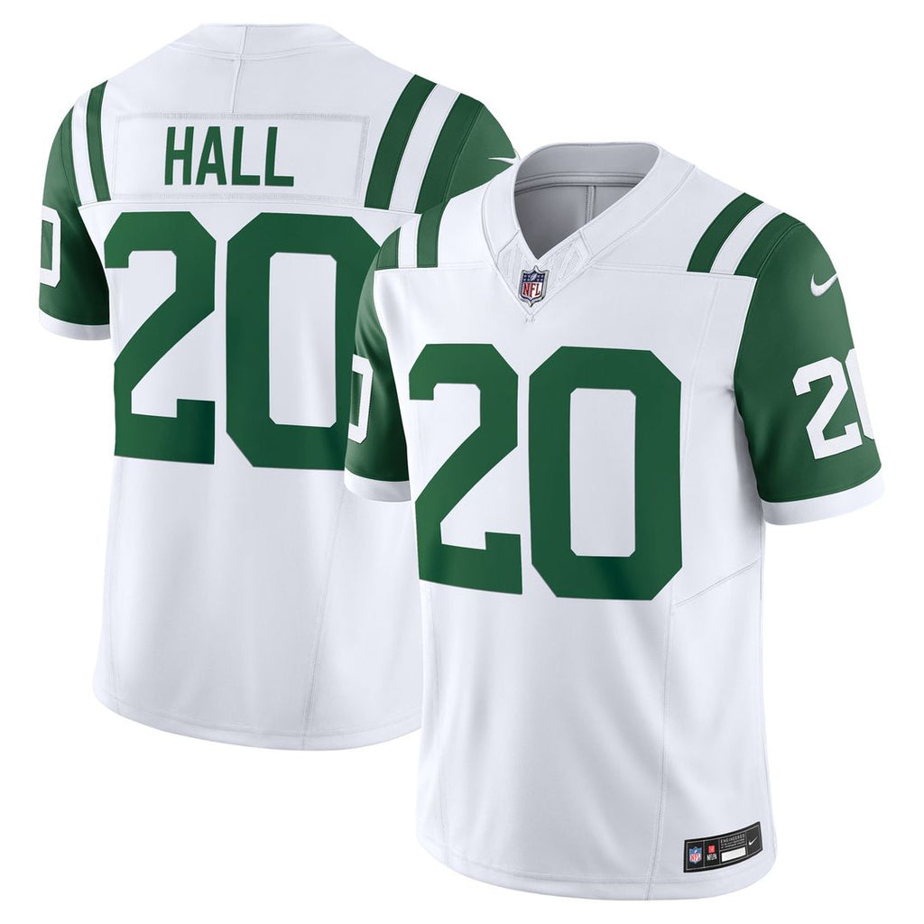 Breece Hall New York Jets Nike Classic Alternate Vapor F.U.S.E. Limited Official Jersey - White