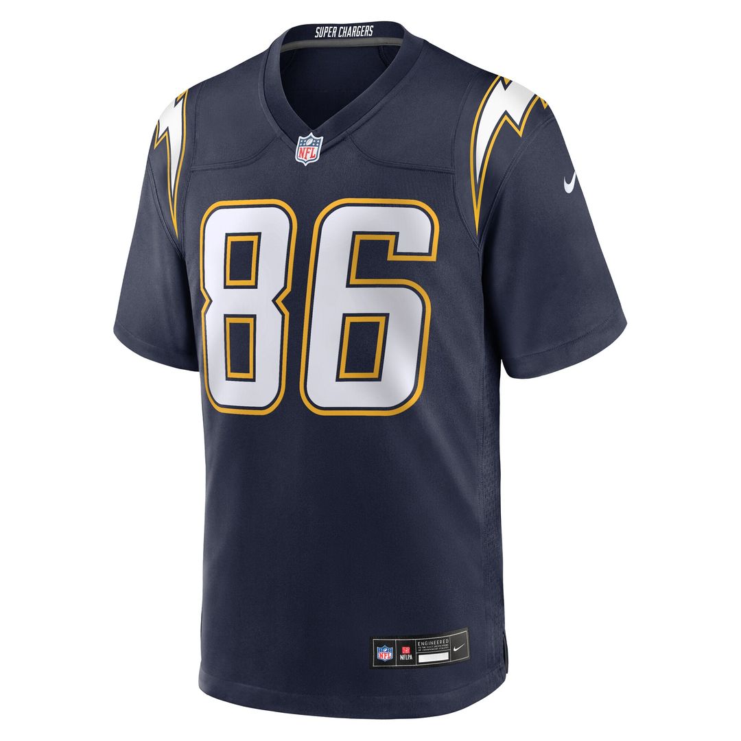 Oronde Gadsden Los Angeles Chargers Nike Alternate 2 Super Chargers Game Jersey - Navy