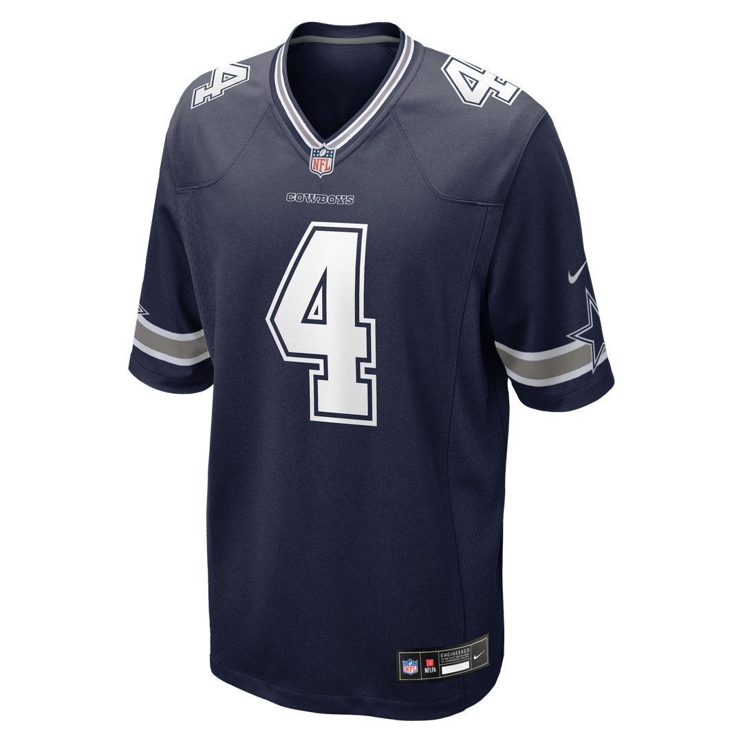 Dak Prescott Dallas Cowboys Nike Game Team Official Jersey - Navy