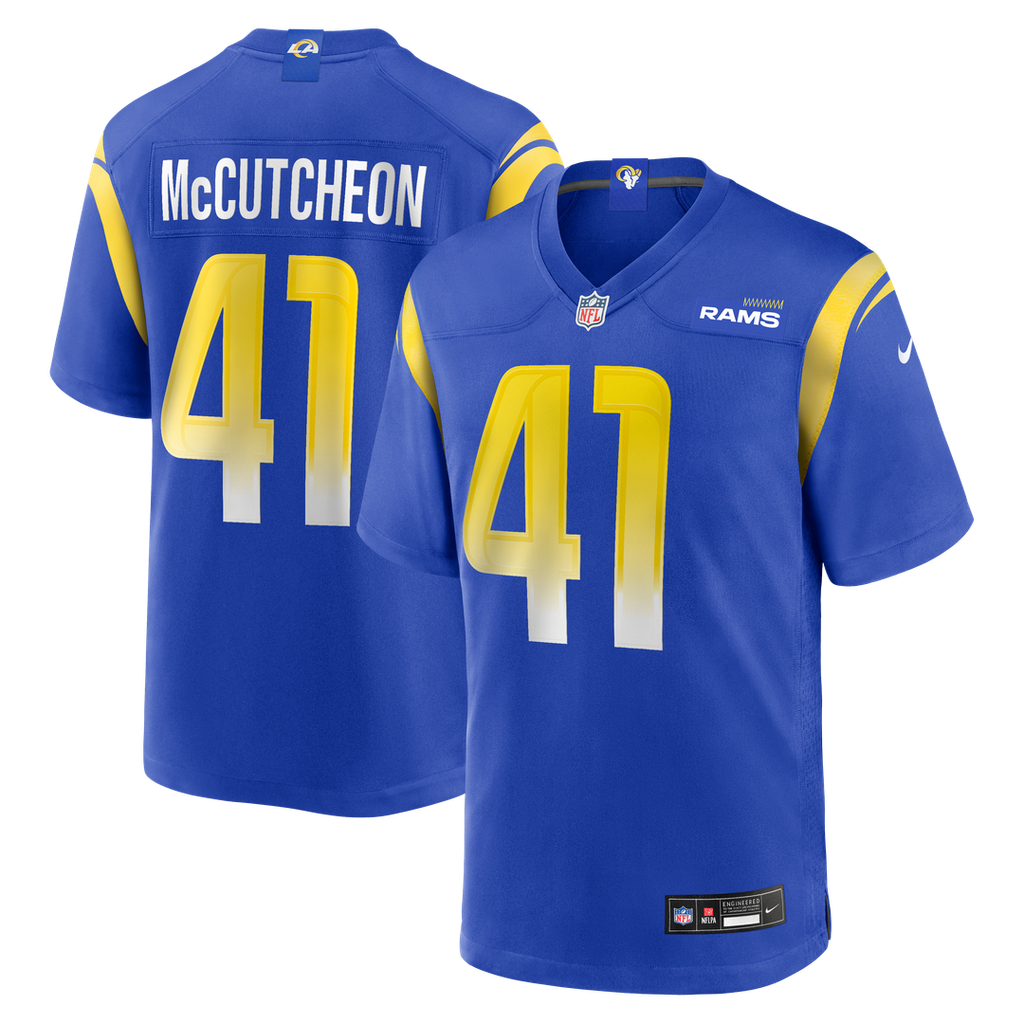 Cameron McCutcheon Los Angeles Rams Nike Game Jersey - Royal