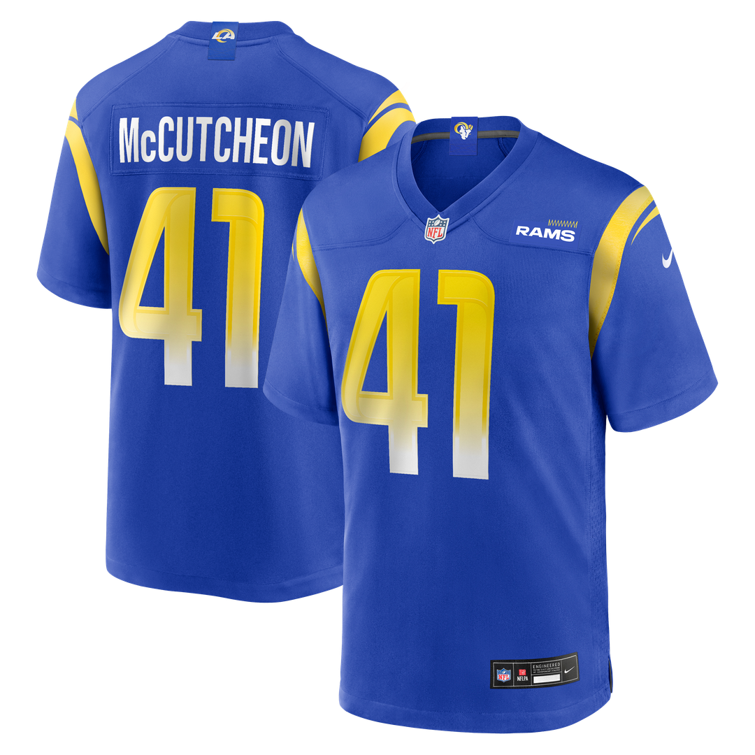 Cameron McCutcheon Los Angeles Rams Nike Game Jersey - Royal