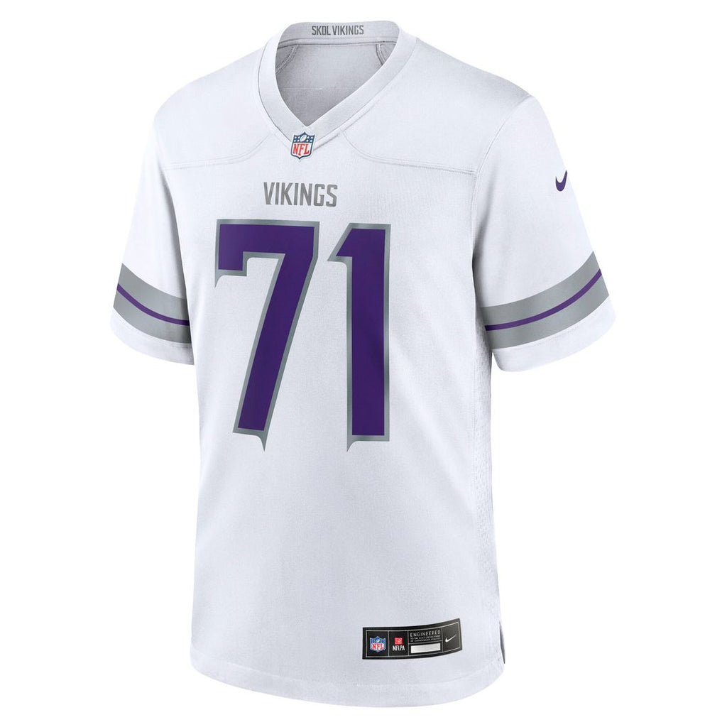 Christian Darrisaw Minnesota Vikings Nike Alternate Game Official Jersey -  White