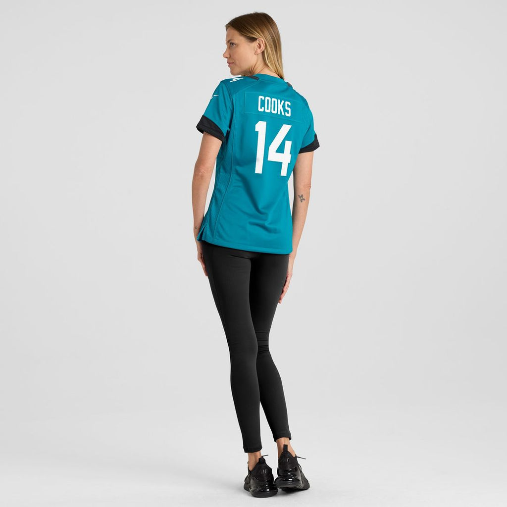 Elijah Cooks Jacksonville Jaguars Nike Women's Team Game Official Jersey -  Teal
