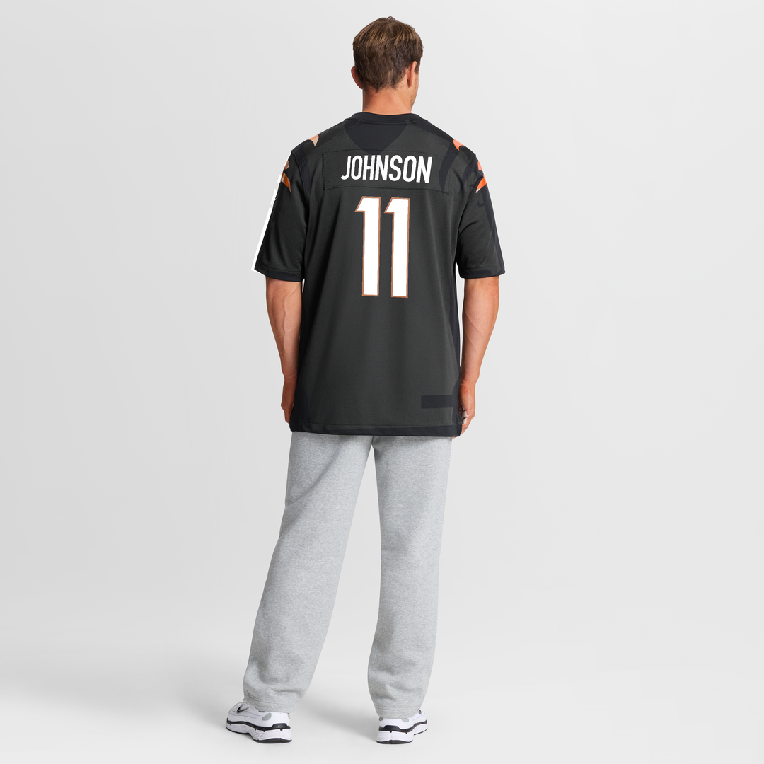Josh Johnson Cincinnati Bengals Nike Team Game Jersey - Black