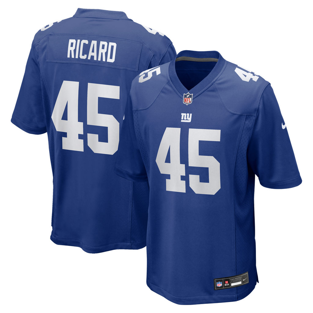 Patrick Ricard New York Giants Nike Team Game Jersey - Royal