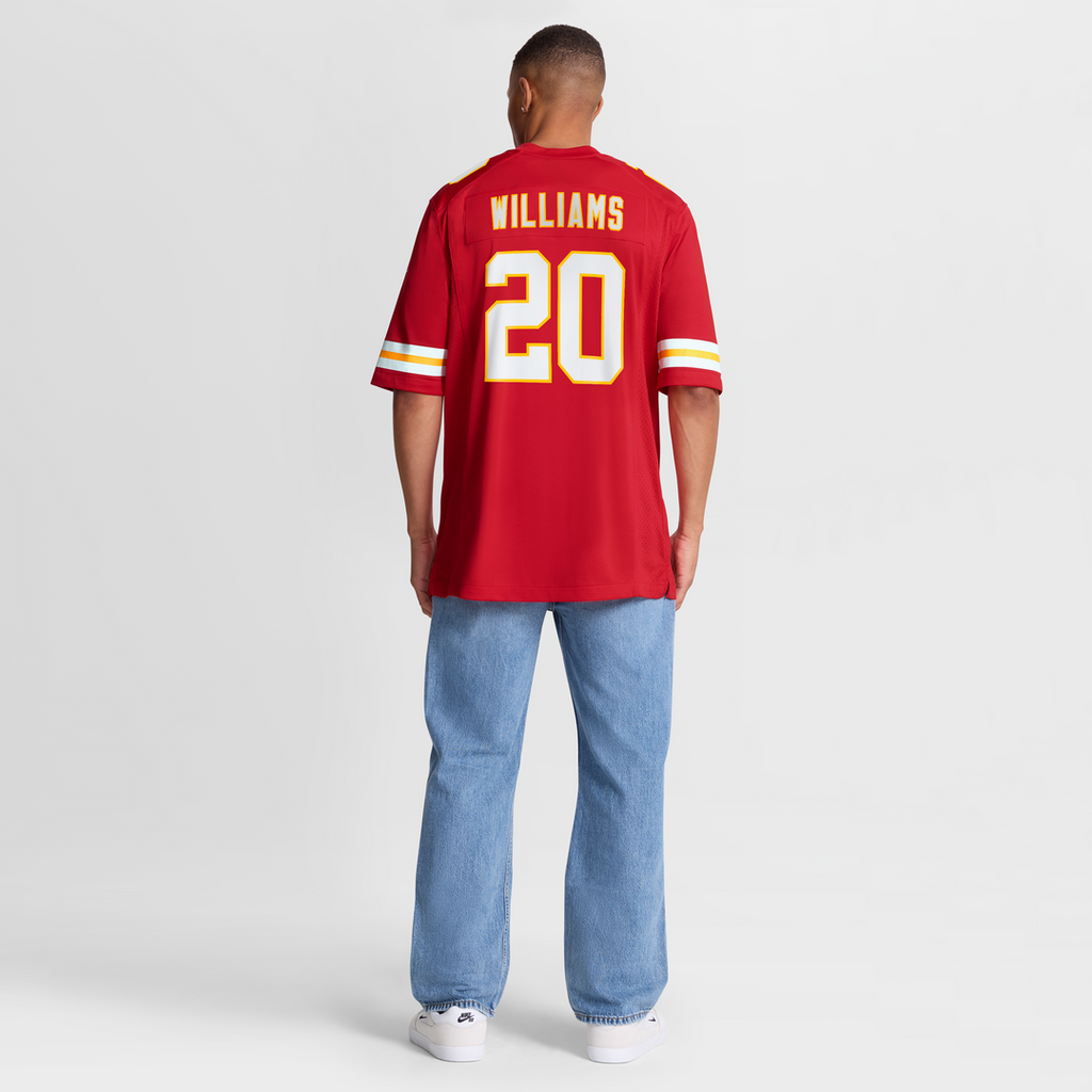Nohl Williams Kansas City Chiefs Nike Team Game Official Jersey -  Red