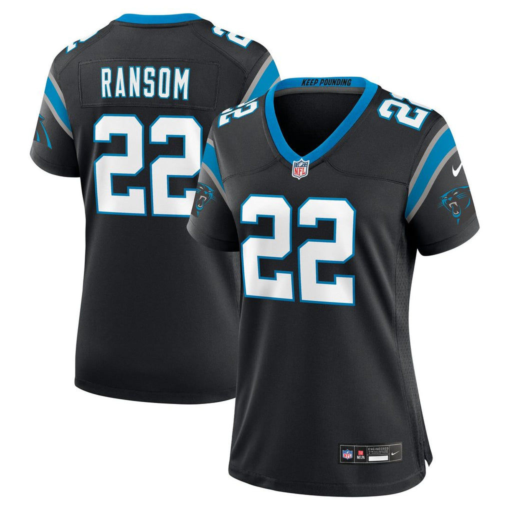 Lathan Ransom Carolina Panthers Nike Women's Team Game Jersey - Black