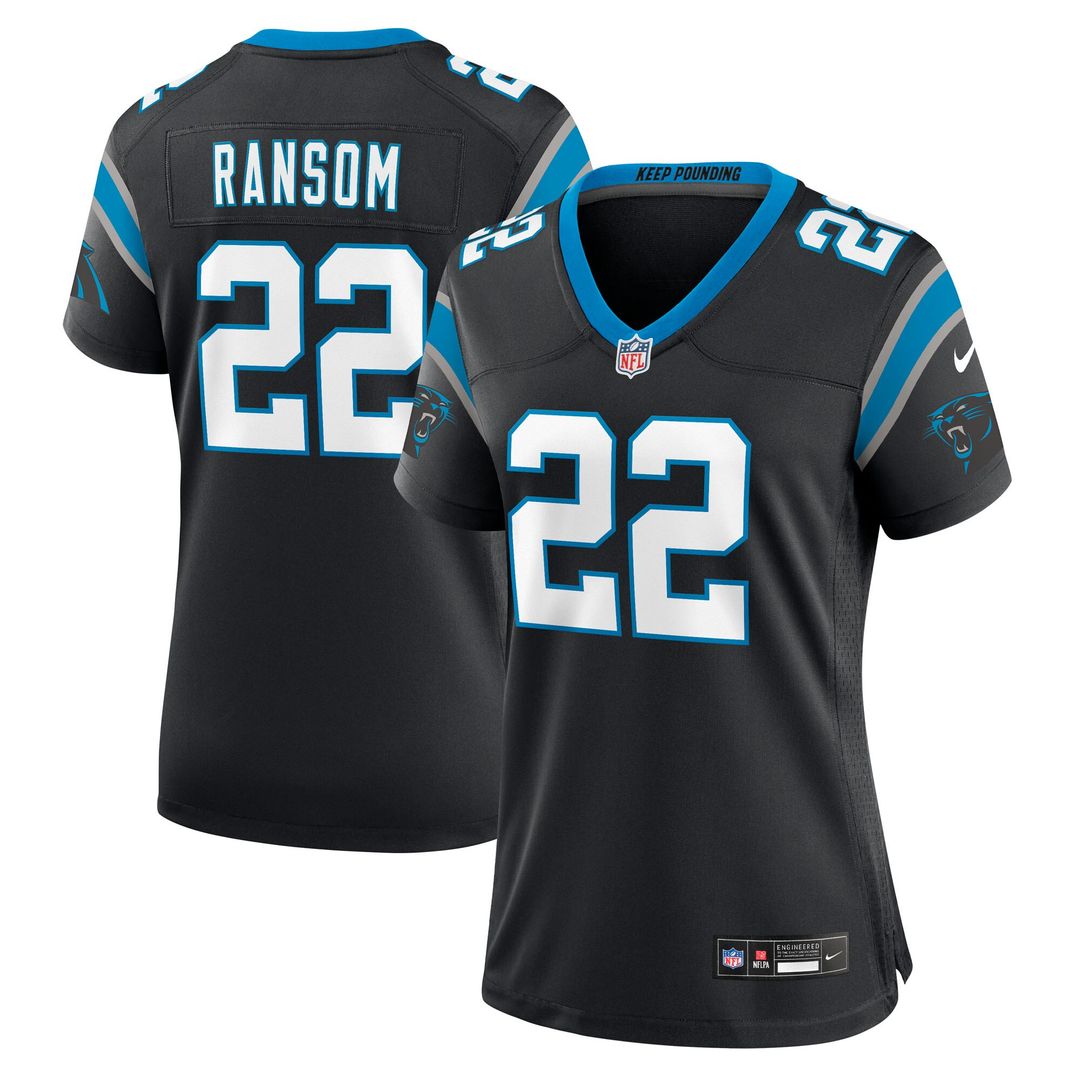 Lathan Ransom Carolina Panthers Nike Women's Team Game Jersey - Black