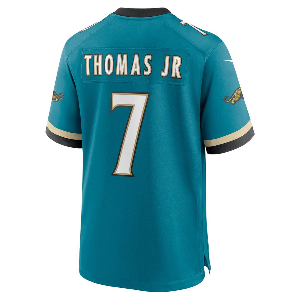 Brian Thomas Jr. Jacksonville Jaguars Nike Alternate Game Official Jersey - Teal