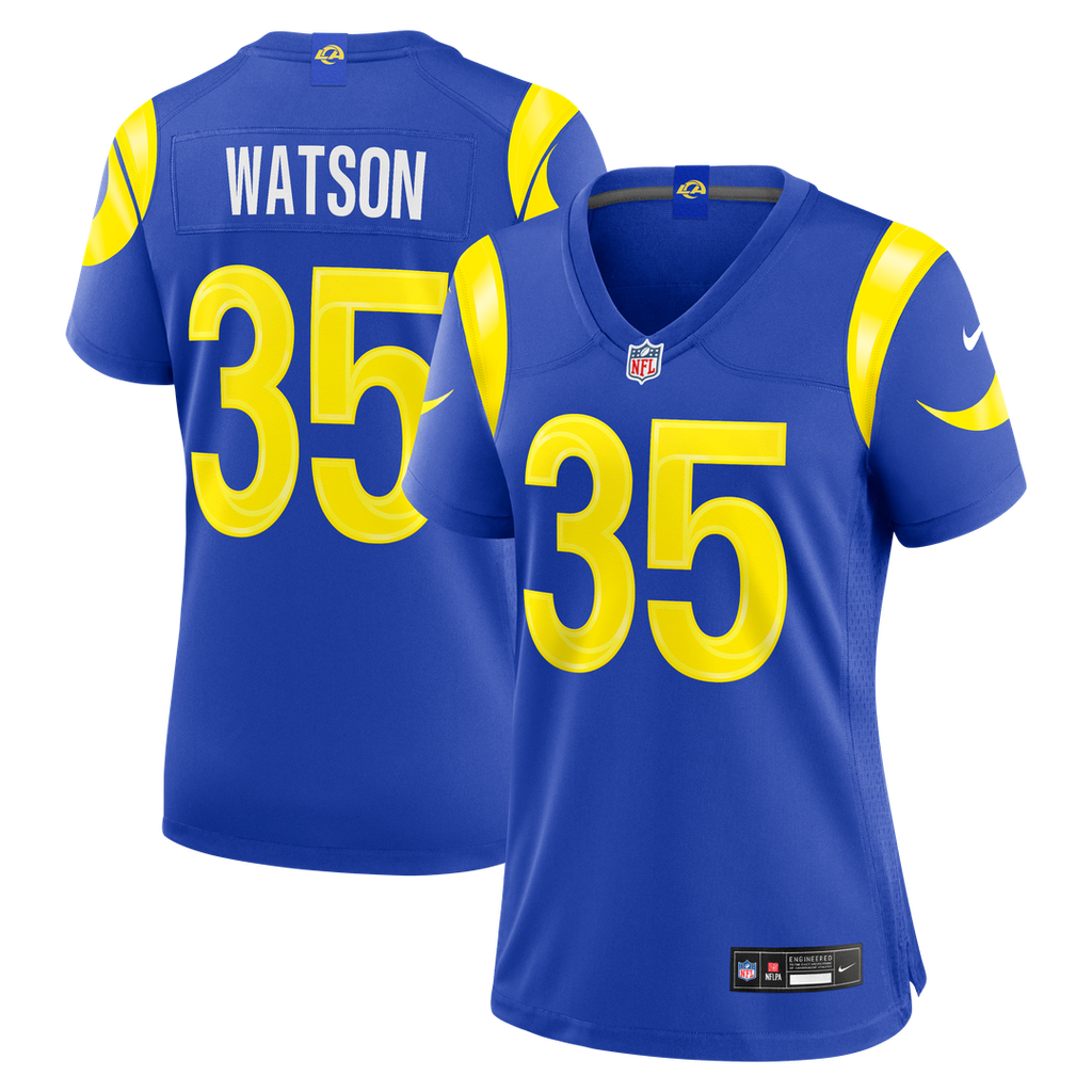Jaylen Watson Los Angeles Rams Nike Women's Team Game Jersey - Royal