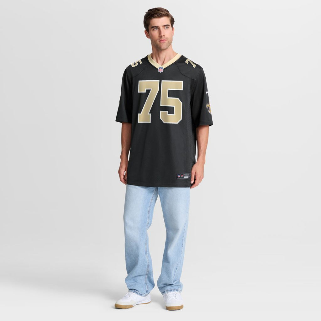 Taliese Fuaga New Orleans Saints Nike  Player Game Official Jersey - Black
