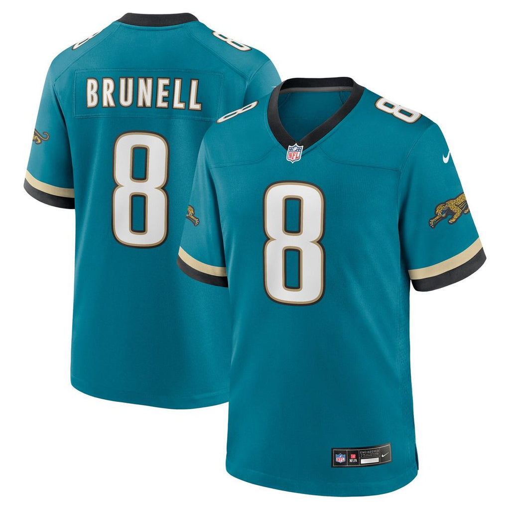 Mark Brunell Jacksonville Jaguars Nike Retired Player Alternate Game Official Jersey - Teal