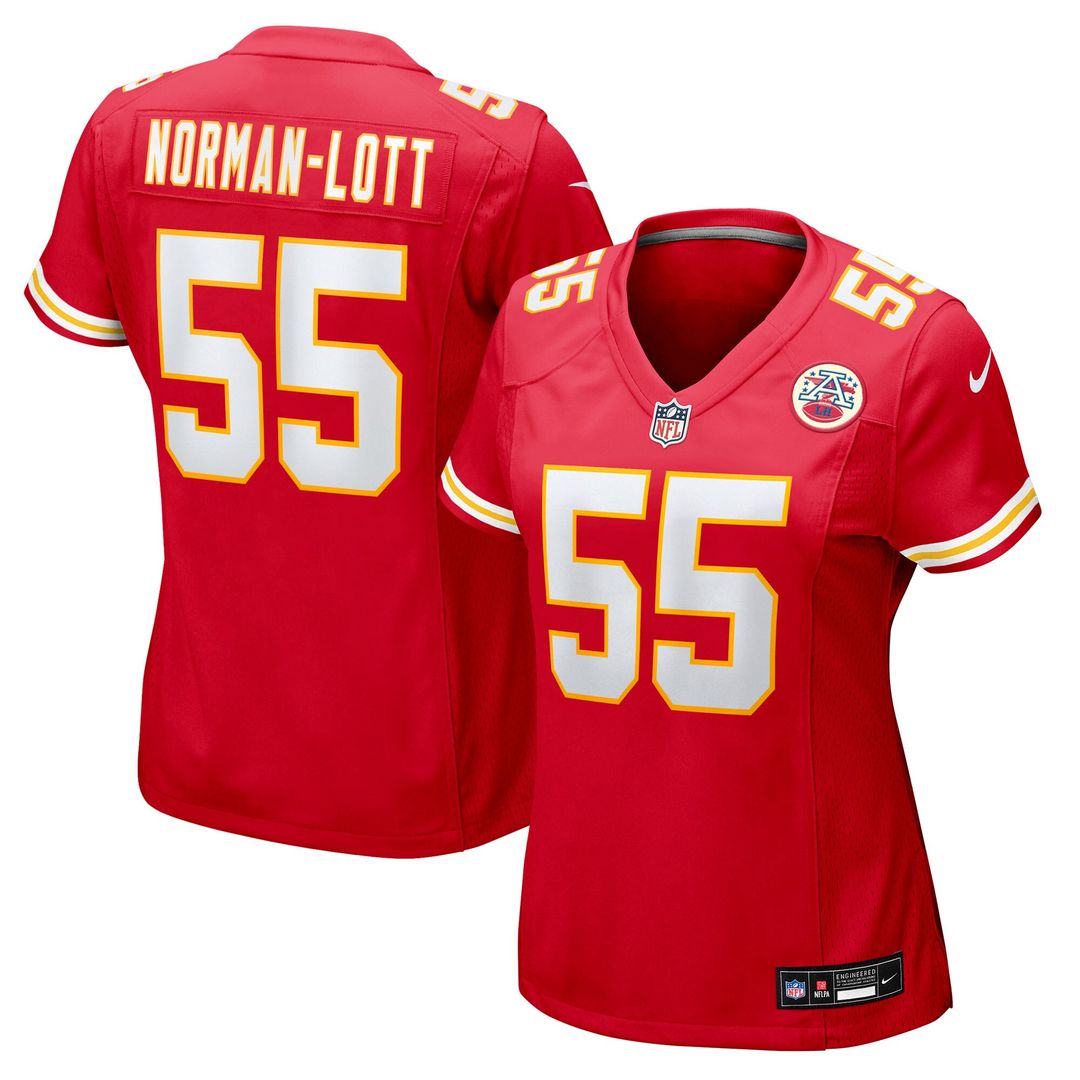 Omarr Norman-Lott Kansas City Chiefs Nike Women's Team Game Jersey - Red