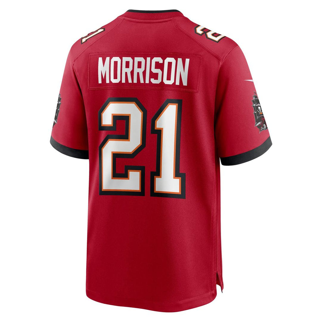 Benjamin Morrison Tampa Bay Buccaneers Nike Team Game Official Jersey -  Red