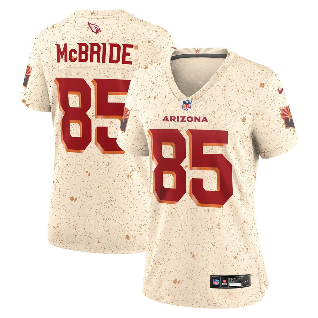 Trey McBride Arizona Cardinals Nike Women's 2025 Rivalries Collection Game Official Jersey - Natural