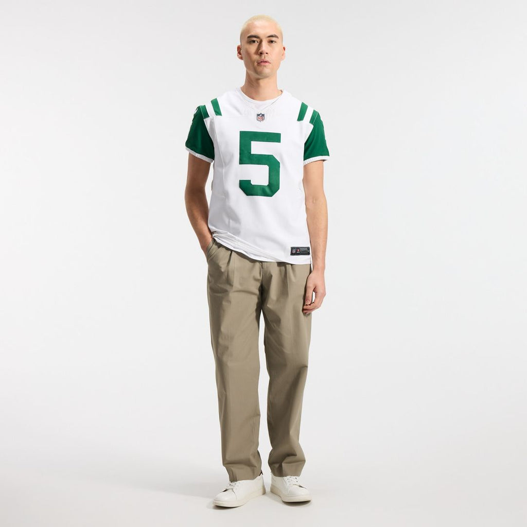 Garrett Wilson New York Jets Nike Classic Alternate Vapor F.U.S.E. Elite Official Jersey - White