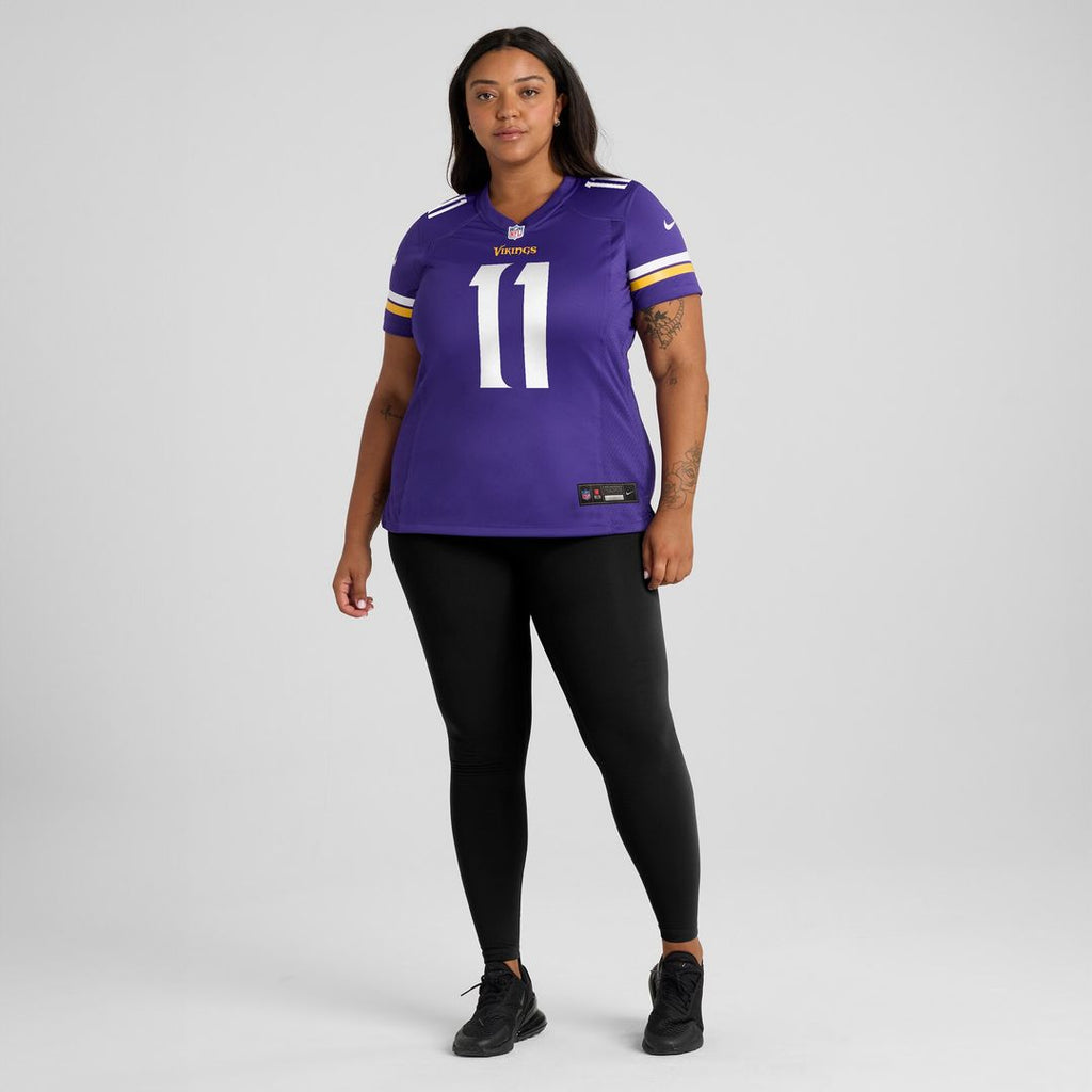 Carson Wentz Minnesota Vikings Nike Women's Team Game Jersey - Purple