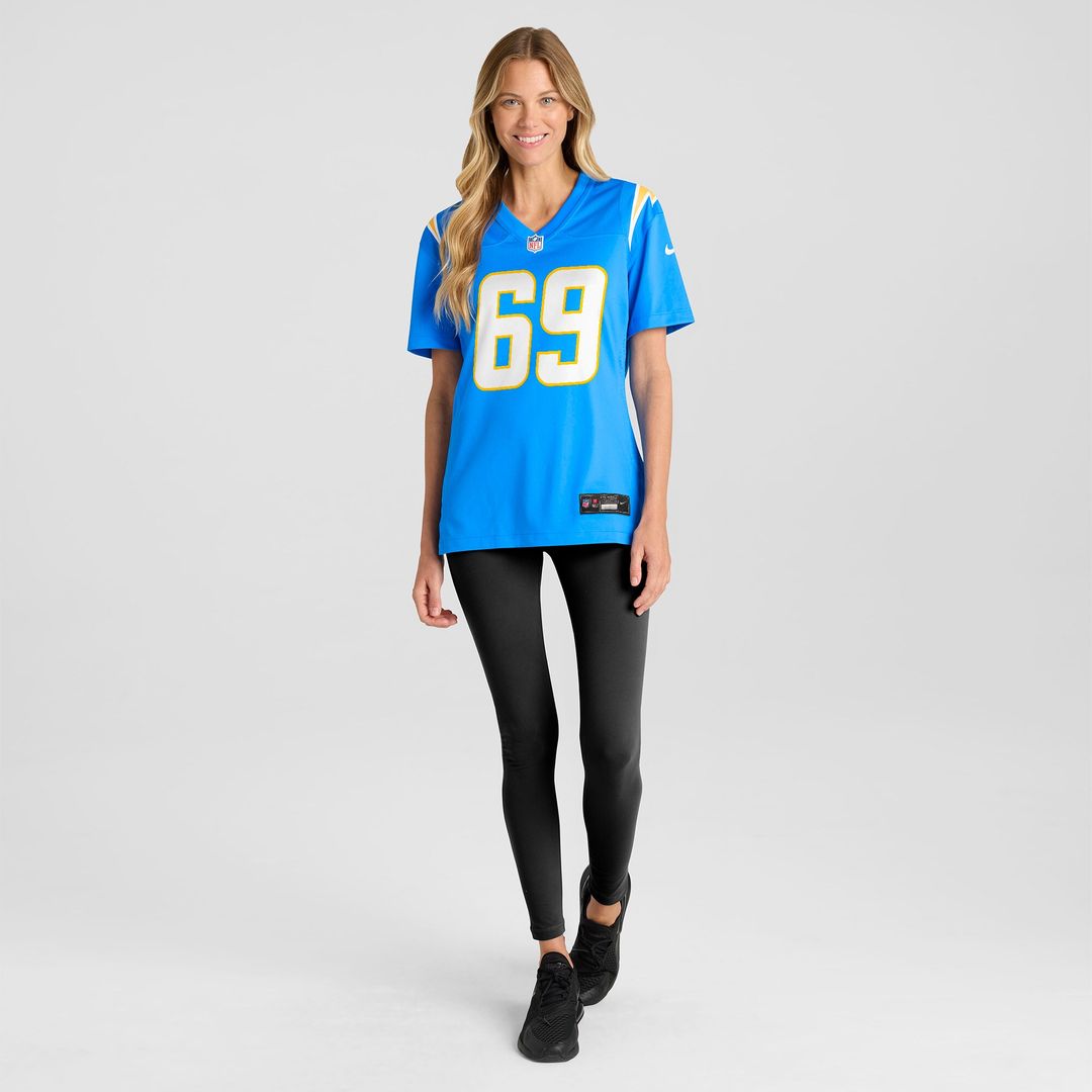 Josh Fuga Los Angeles Chargers Nike Women's Team Game Official Jersey -  Powder Blue