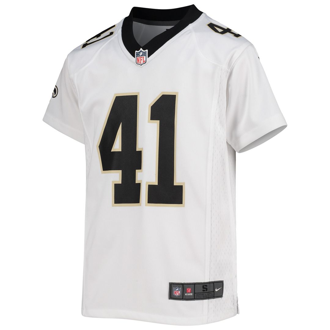 Alvin Kamara New Orleans Saints Nike Youth Game Official Jersey - White