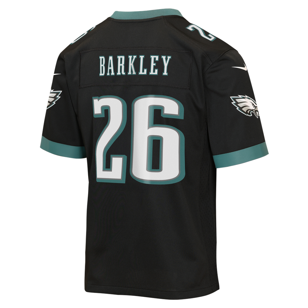 Saquon Barkley Philadelphia Eagles Nike Youth Team Game Official Jersey - Midnight Green