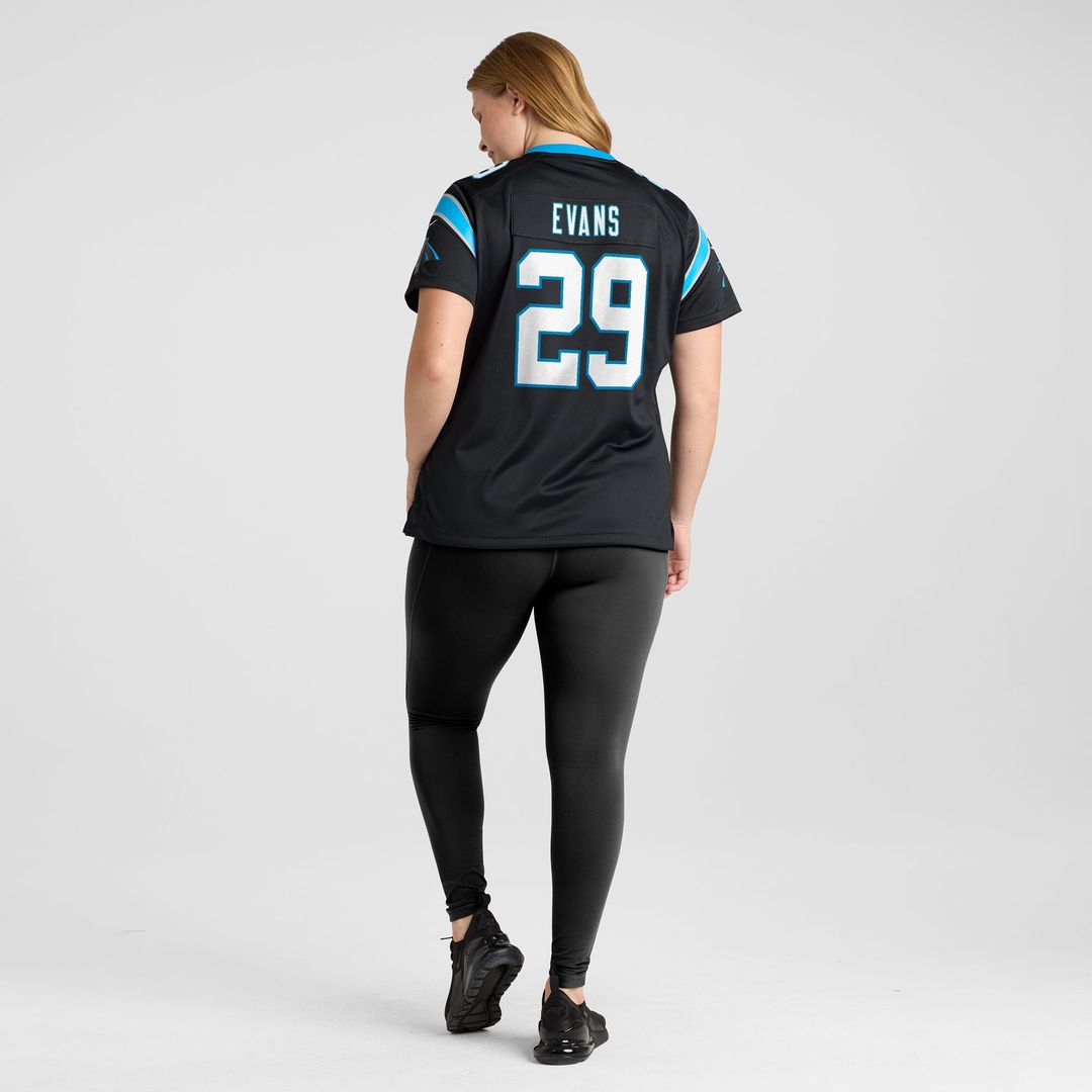 Akayleb Evans Carolina Panthers Nike Women's Team Game Jersey - Black