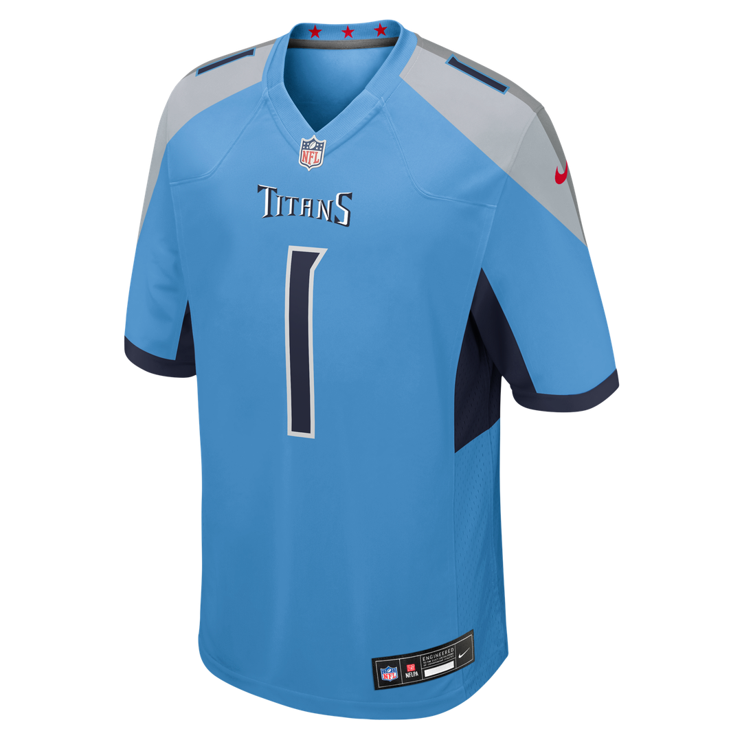 Cameron Ward Tennessee Titans Nike Team Game Official Jersey - Light Blue