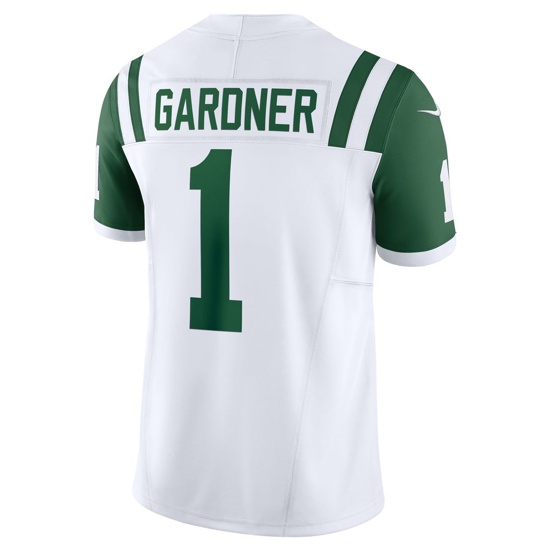 Ahmad Sauce Gardner New York Jets Nike Classic Alternate Vapor F.U.S.E. Limited Official Jersey - White