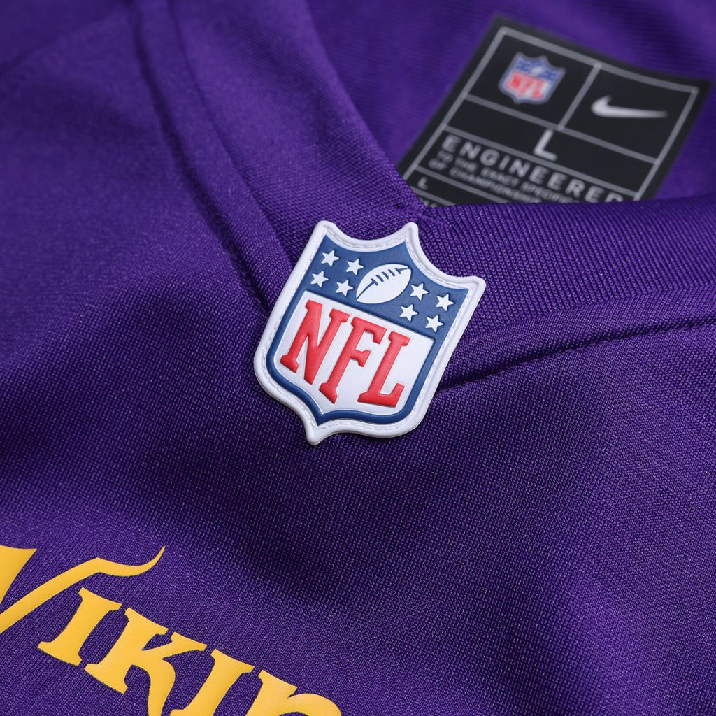 Carson Wentz Minnesota Vikings Nike Team Game Official Jersey -  Purple