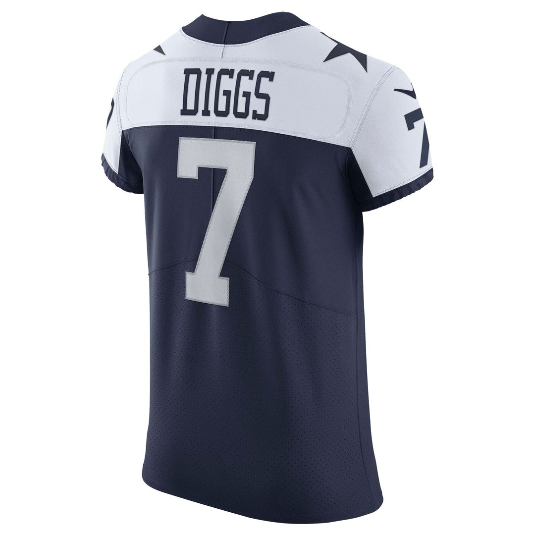 Trevon Diggs Dallas Cowboys Nike Alternate Vapor Elite Official Jersey - Navy
