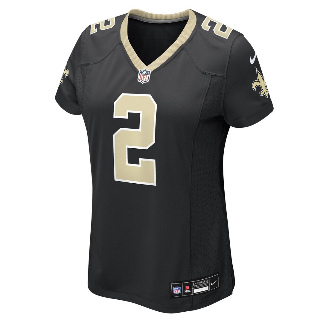 Spencer Rattler New Orleans Saints Nike Women's Team Game Jersey - Black