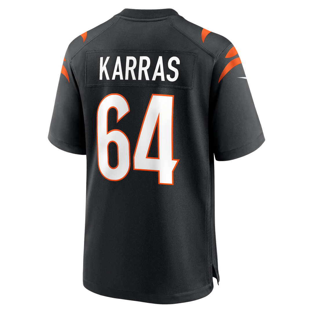 Ted Karras Cincinnati Bengals Nike Game Player Official Jersey - Black