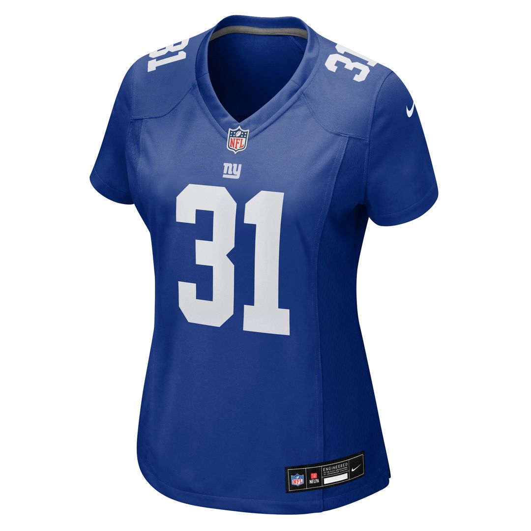 Nic Jones New York Giants Nike Women's Team Game Jersey - Royal