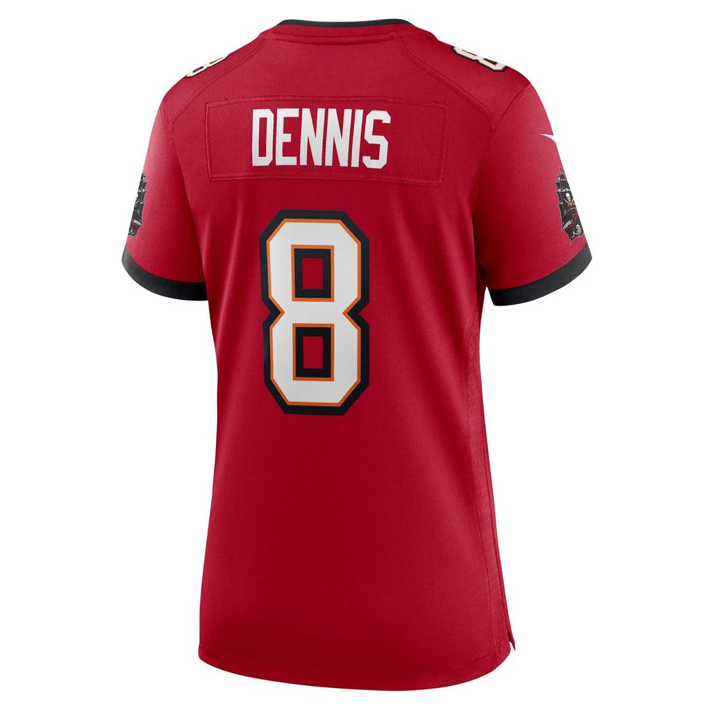 SirVocea Dennis Tampa Bay Buccaneers Nike Women's Game Official Jersey - Red