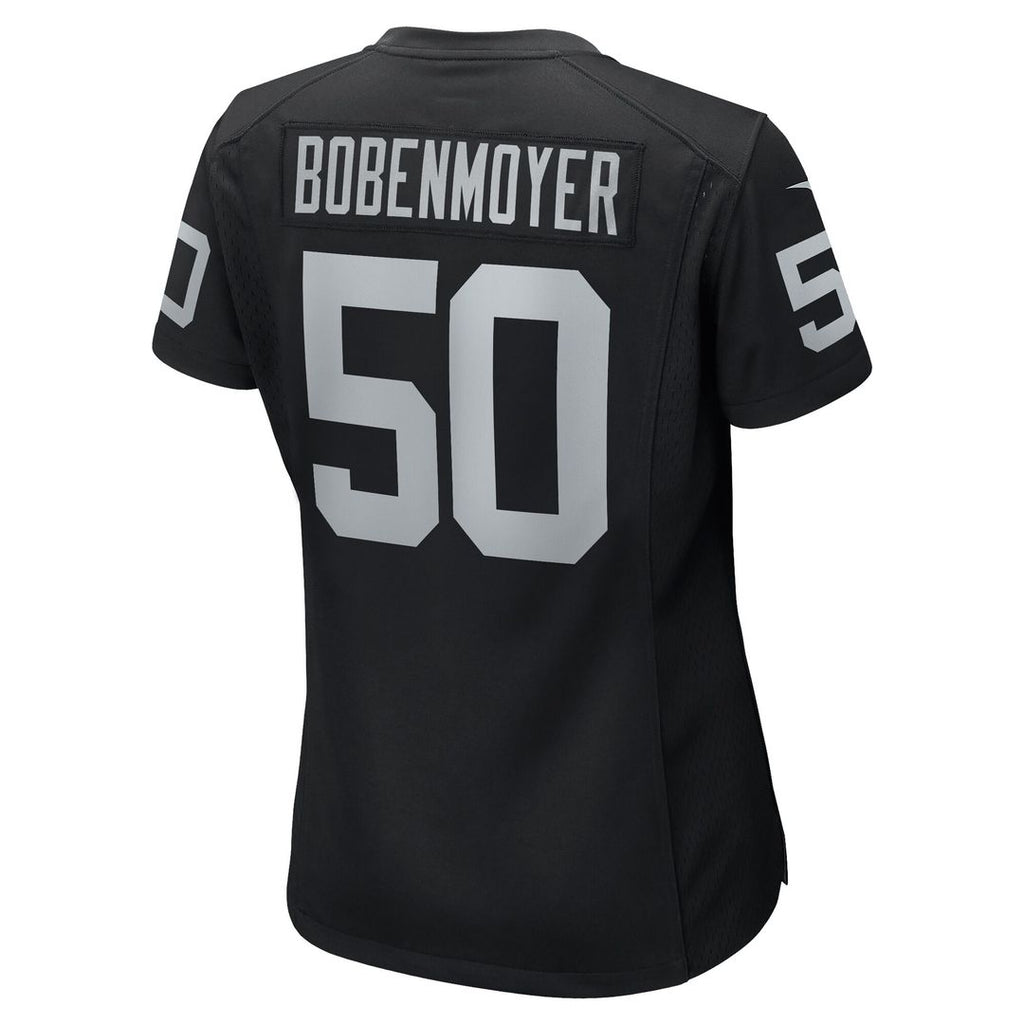 Jacob Bobenmoyer Las Vegas Raiders Nike Women's Game Player Official Jersey - Black